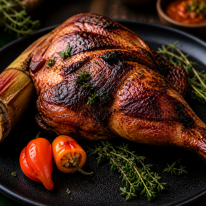 Poulet boucané antillais fait maison Martinique