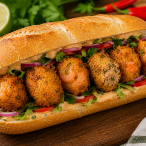 Sandwich accras maison cuisine créole Martinique – La Cuisine de Christa