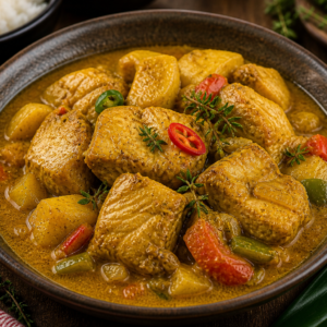 Colombo de thon cuisine antillaise maison Martinique